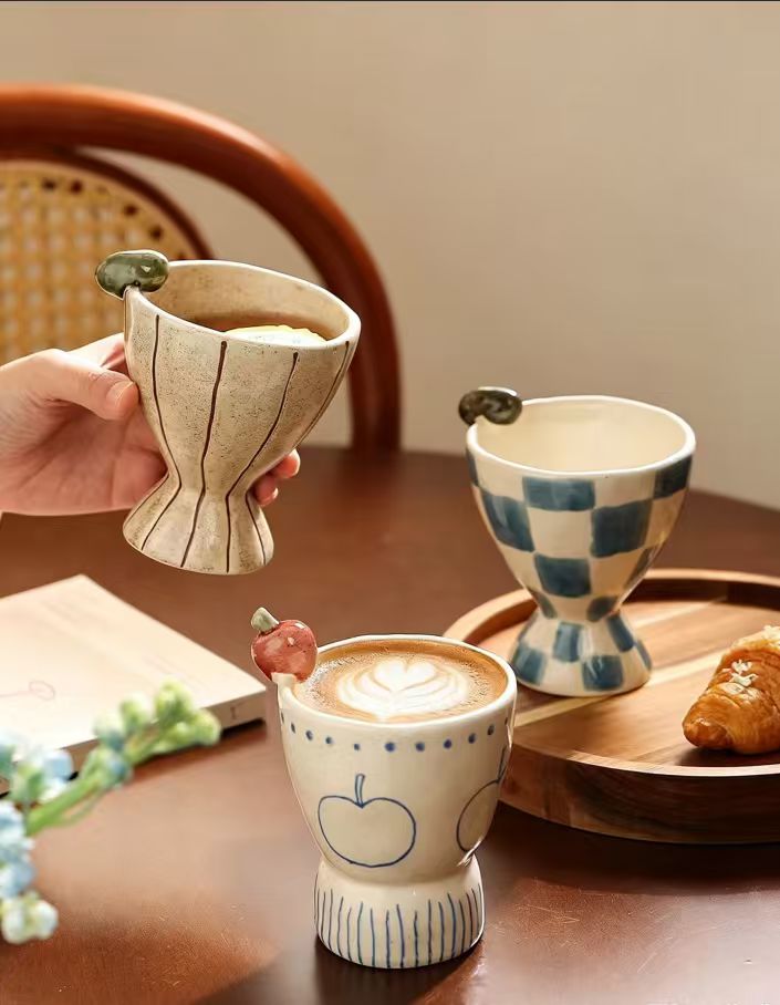 PG Handmade Rustic Fruit Accent Ceramic Coffee Mug Collection - Image 9
