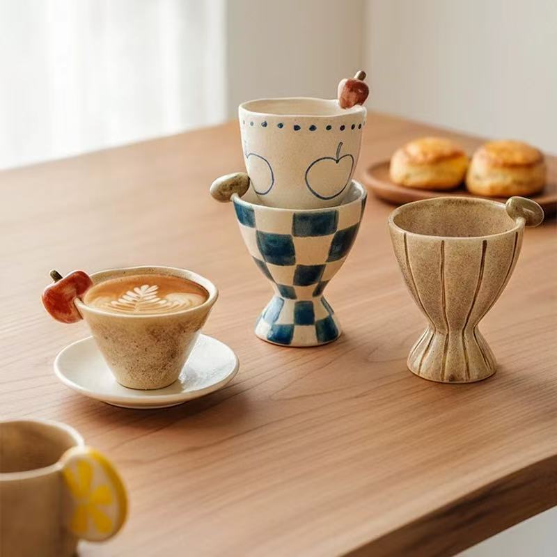 PG Handmade Rustic Fruit Accent Ceramic Coffee Mug Collection - Image 7