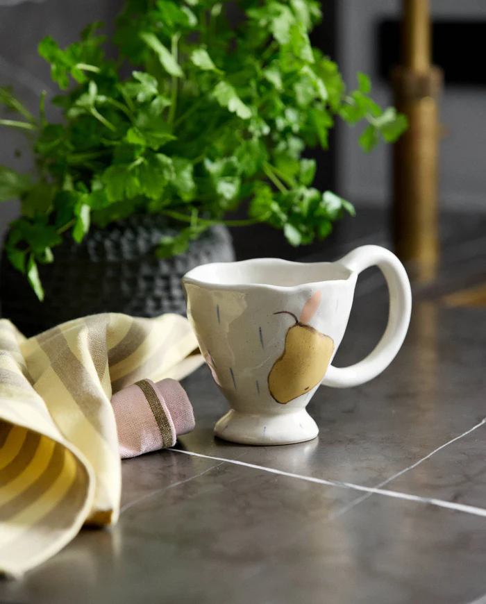 PG Handmade Rustic Fruit Accent Ceramic Coffee Mug Collection - Image 4