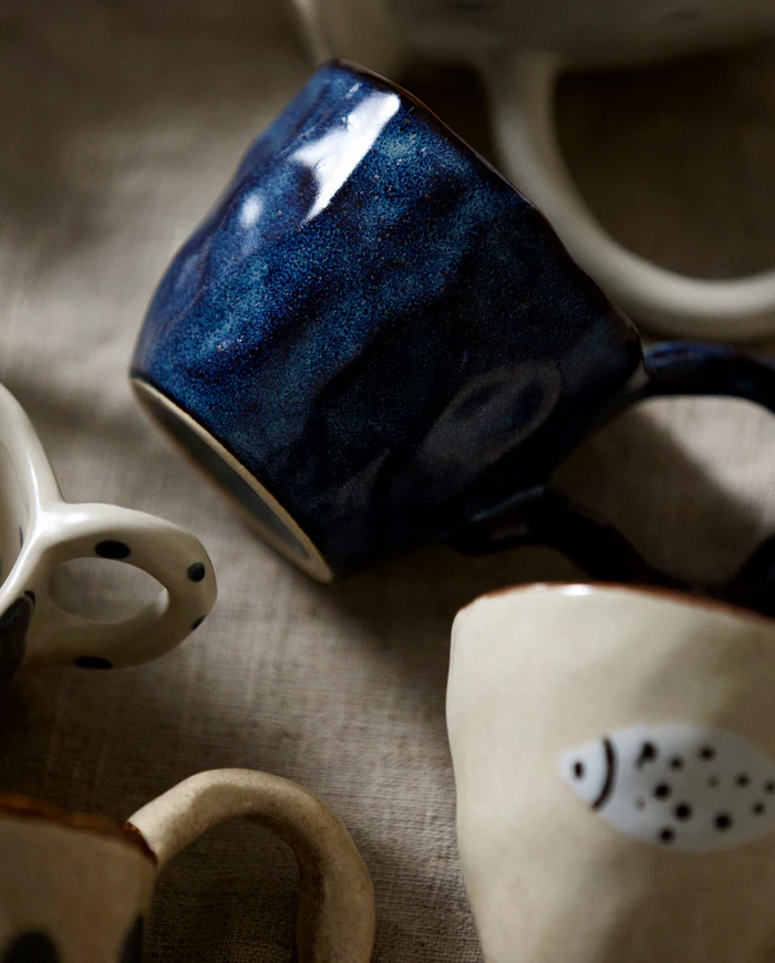 Kiln Faded Blue-Green Glaze Handmade Ceramic Mug Collection - Image 5